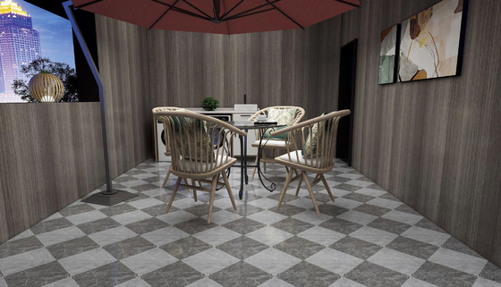 comprar Tejas rústicas cerámicas de vidrio para el salón y la cara del bebé Tejas de pared interiores grisas 40x40cm para el baño fabricación en línea