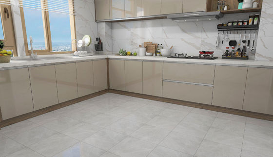 comprar Baldosa cerámica rústica esmaltada mate gris de 400x400mm para suelo y pared interior fabricación en línea