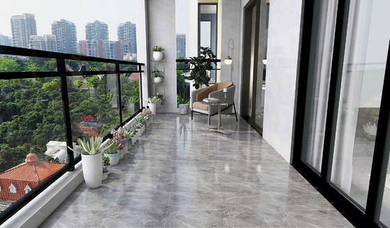 comprar Grado AAA azulejos rústicos de cerámica para el balcón y 400x400mm aspecto de mármol piso interior cara de bebé azulejos acristalados para el edificio fabricación en línea