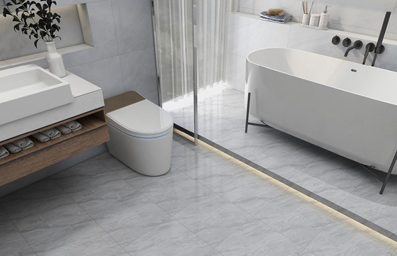 comprar Resistente a los arañazos vidriados cerámicos rústicos para el salón y el aspecto de mármol de suelo 400x400mm para el baño fabricación en línea