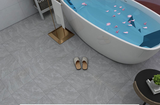 comprar Los azulejos de suelo gris cerámico rústico azulejos para el salón y duradero 40x40cm azulejos de vidrio para el baño fabricación en línea