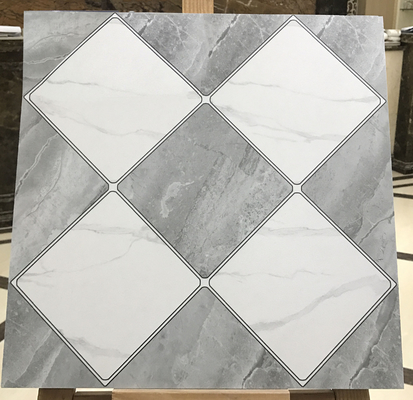 comprar Tejas rústicas de cerámica de ladrillo de fuego de 40x40 cm para hoteles y azulejos grises para el piso interior del salón fabricación en línea