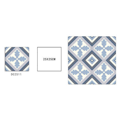 comprar Tejas rústicas cerámicas grises y blancas de 250x250 mm para pisos interiores fabricación en línea