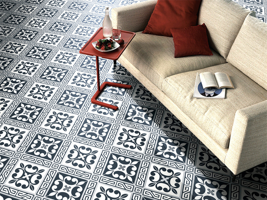 comprar Azulejo rústico cerámico negro gris de 20x20cm para baño y cocina fabricación en línea