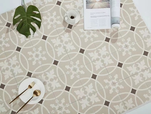 comprar Tejas de pared beige de 20x20cm interior Tejas de suelo de cerámica para comedor y balcón fabricación en línea