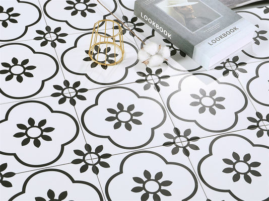 comprar 20x20cm Tejas rústicas cerámicas blancas y negras de grado AAA Pared de suelo interior fabricación en línea