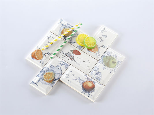 comprar Azulejos de cerámica blancos de 75x152mm para pared interior de cocina fabricación en línea