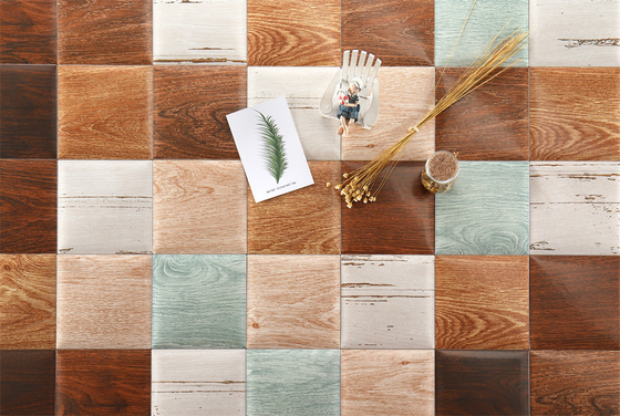 comprar Color amarillo y marrón, mosaico de 152x152mm azulejos de pared de pan interior para el fondo de la terraza y la encimera del bar fabricación en línea