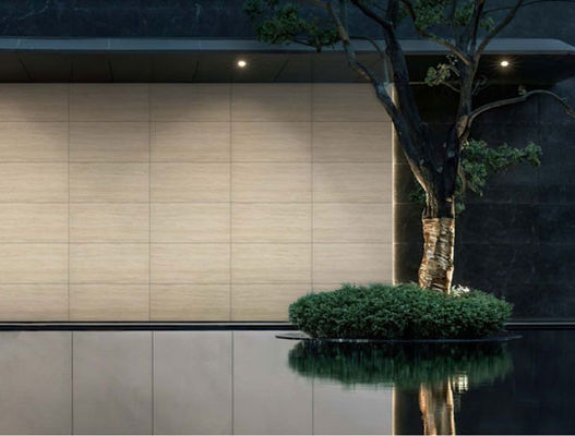 comprar Azulejos de porcelana mate antiguos amarillo claro 600x1200mm fabricación en línea