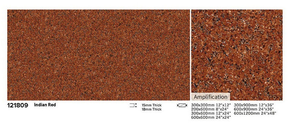 comprar Resistente a los arañazos 600x900x18cm Resistente a los ácidos azulejos rojos de pavimento para restaurante fabricación en línea