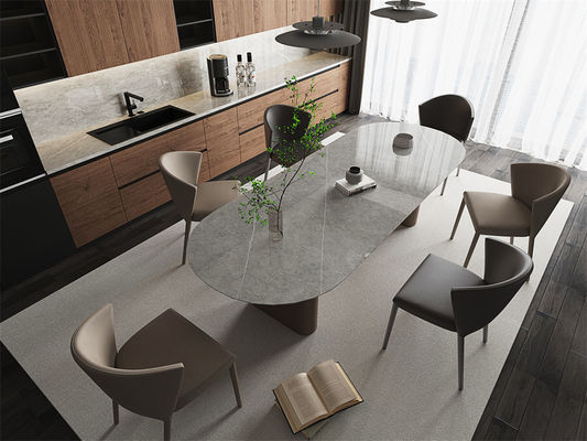 comprar Losa de piedra sinterizada pulida gris 1420x2700mm fabricación en línea