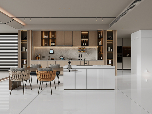 comprar Exquisito piso interior moderno 1420x2700mm Lámina de piedra sinterizada blanca pulida para reconstrucción y balcón fabricación en línea