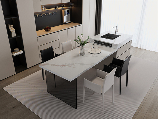 comprar Matt Moderno de piso interior Carrara Las losas de piedra sinterizada para la casa 1420x2700mm fabricación en línea