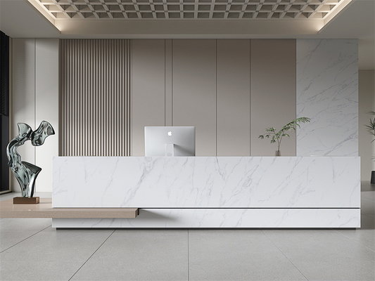 comprar Moderno blanco 1420x2700mm En el interior del suelo Las losas de piedra sinterizadas para edificios y dormitorios fabricación en línea