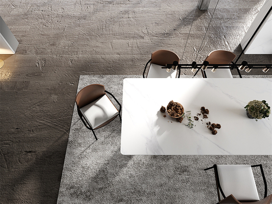 comprar Pavimento interior 1420x2700mm Losas de mármol de porcelana para el proyecto Y SGS Porcelana blanca moderna Sinterizada de piedra Losas para la renovación fabricación en línea