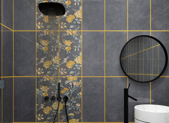comprar Tejas gris oscuro ladrillo de fuego 300x600mm Tejas cerámicas de pared y tejas para interiores para la decoración fabricación en línea