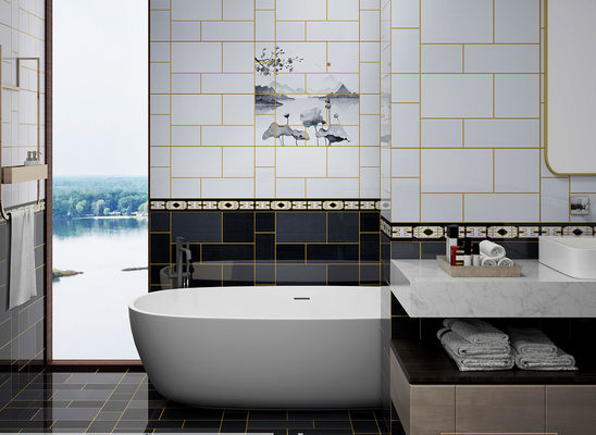 comprar Tejas de pared de cerámica vidriada resistente al desgaste de 30x60 cm para hoteles fabricación en línea