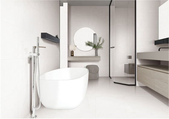 comprar 600x1200mm azulejos de porcelana blancos suaves y vidriados y azulejos de suelo antibacterianos para edificios fabricación en línea