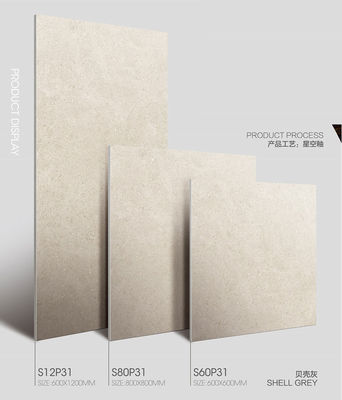 comprar Azulejos de pared de porcelana esmaltada gris estrellado 600x1200mm para baño fabricación en línea