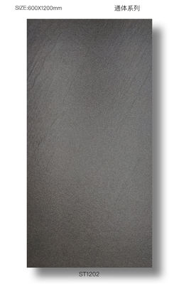 comprar Azulejos de porcelana de cuerpo completo gris oscuro de 600x1200mm para uso en exteriores fabricación en línea