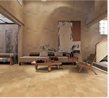 comprar Piso exterior de color marrón ligero antiderrapante azulejos cerámicos ecológicos para dormitorio 600x600m fabricación en línea