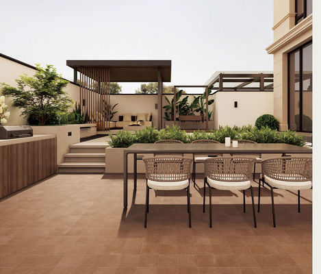 comprar Baldosas de cerámica ecológicas marrones 24x24 arcilla grado AAA fabricación en línea