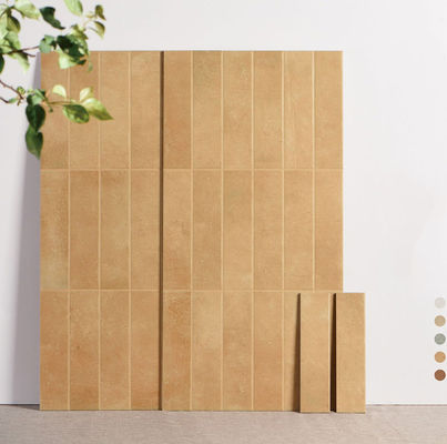 comprar Azulejos cerámicos antideslizantes para pared 400x800mm marrón claro Grado AAA fabricación en línea