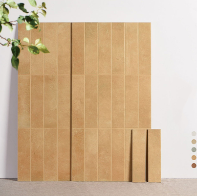 comprar Tejas para interiores antideslizantes y tejas de cerámica texturizadas para la sala de estar 400x800 mm marrón claro fabricación en línea