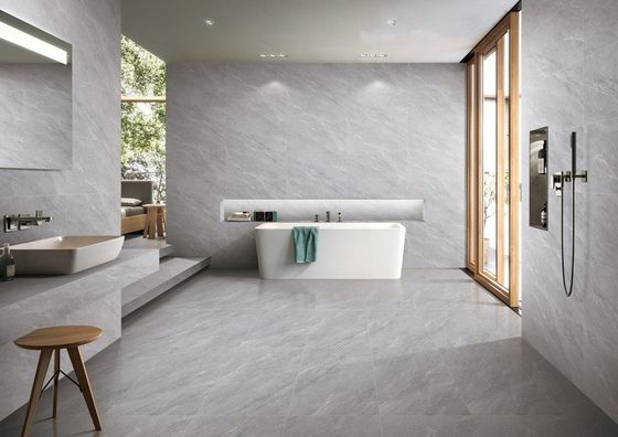 comprar Tejas de cerámica de vidrio gris resistentes al desgaste 400x800mm fabricación en línea
