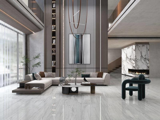 comprar Baldosa de porcelana esmaltada pulida blanca de 1200x1200mm 0.05% WA fabricación en línea