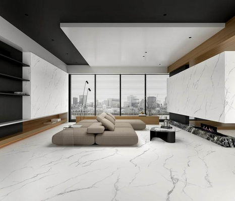 comprar Baldosa de porcelana esmaltada blanca suave 1200x1200x9mm para suelo interior fabricación en línea