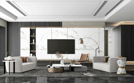 comprar Carrara Tejas de suelo y pared interiores de porcelana glaseada pulida 900x1800x9mm para decoración y construcción fabricación en línea