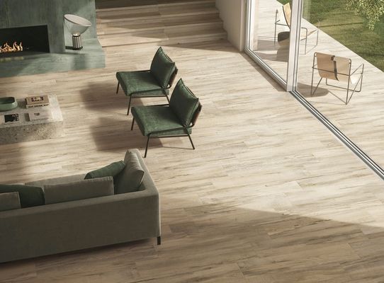 comprar Las bandas de suelo de porcelana de madera marrón de grado AAA 200x1200mm fabricación en línea