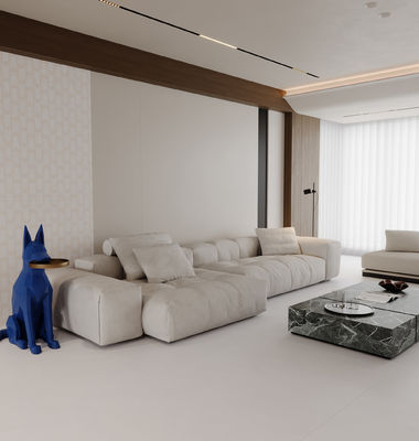 comprar Tejas de suelo de porcelana de grado AAA de color beige 600x1200 mm fabricación en línea