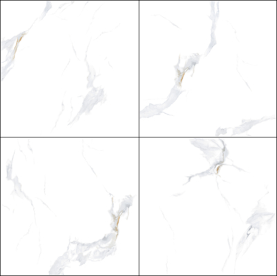 comprar Tejas de porcelana pulida blanca de Carrara 800x800 mm no resbaladizas fabricación en línea