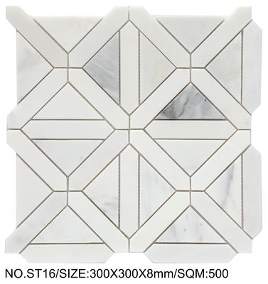 comprar Impresionante Mosaico de Piedra Natural de 300x300mm para Comedor y Piscina fabricación en línea