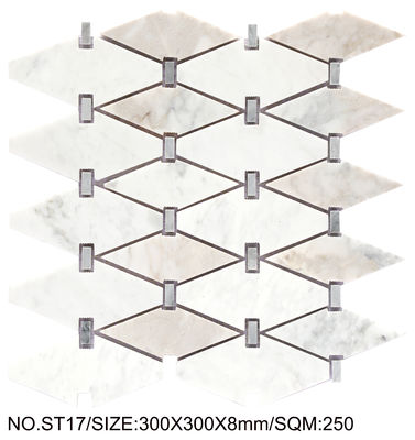 comprar Estilizado y antideslizante 300x300mm Mosaico de piedra natural para el baño fabricación en línea