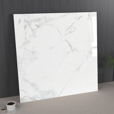 comprar Carrara Wear-Resistant And Modern Inside Floor 1000x1000mm Glazed Polished Porcelain Tile For Office Decoration fabricación en línea
