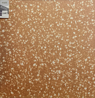 comprar Baldosas cerámicas de terrazo marrón ladrillo 600x600mm para baño y balcón fabricación en línea