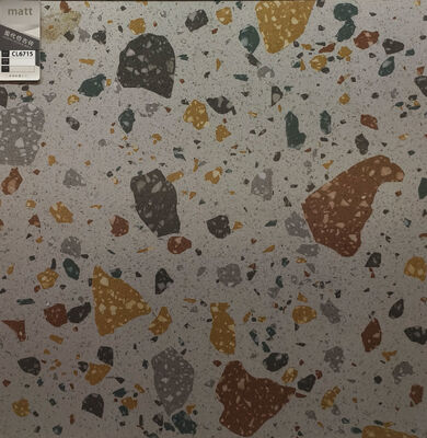 comprar Elegante azulejos de suelo de cerámica para interiores de color beige 600x600mm Terrazzo para apartamento y sala de estar fabricación en línea