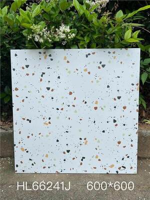 comprar Azulejos cerámicos de terrazo para interiores blancos antibacterianos y duraderos de 600x600 mm para cocina fabricación en línea