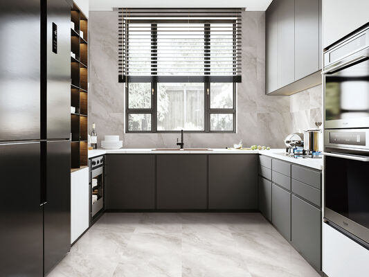 comprar Pavimento interior duradero y ecológico gris 600x1200mm Reproducción de azulejos de porcelana vidriada para hotel y proyecto fabricación en línea