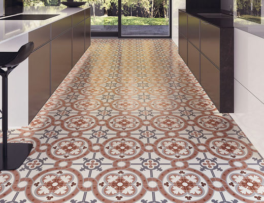 comprar chorro de tinta de cerámica rojo de la porcelana del grueso de 200x200m m 8.5m m de tejas de la pared interior del piso que imprime el SGS fabricación en línea