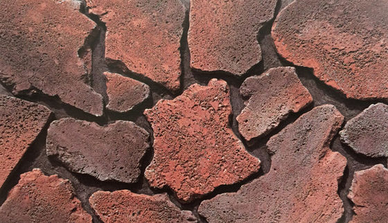 comprar Ladrillo de piedra cultivada de cemento rojo de grado AAA para decoración de paredes fabricación en línea