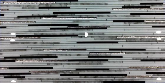 comprar Tejas del estampado de plores de 500SQM 9.5m m, línea de plata de oro de las baldosas decorativas de los 30x60cm fabricación en línea