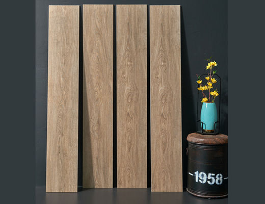 comprar Baldosa porcelánica efecto madera 250x1500mm, 9.5mm de espesor para pared y suelo fabricación en línea