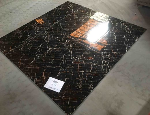 comprar 400x800m m pulieron las tejas esmaltadas, línea de oro de las baldosas de la pared de la porcelana 6pcs/ctn de 7.8m m fabricación en línea