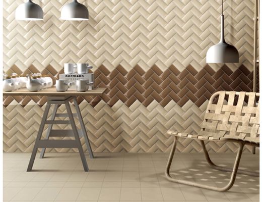 comprar Azulejo cerámico para pared, impreso con inyección de tinta 3D, borde biselado, 75x150mm fabricación en línea