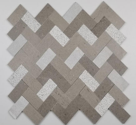 comprar Azulejos de mosaico autoadhesivos de piedra natural 300x300mm fabricación en línea