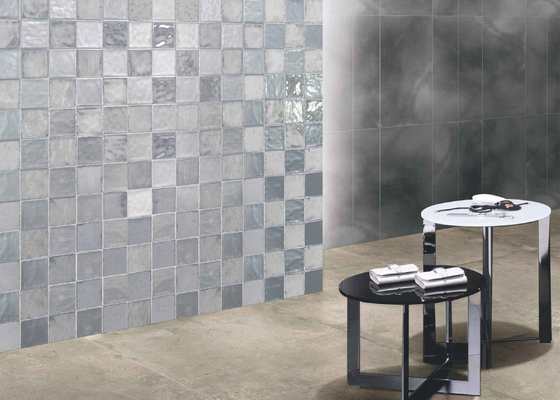comprar Plateado brillante dentro de la pared teja 75x150m m para KTV Deco fabricación en línea